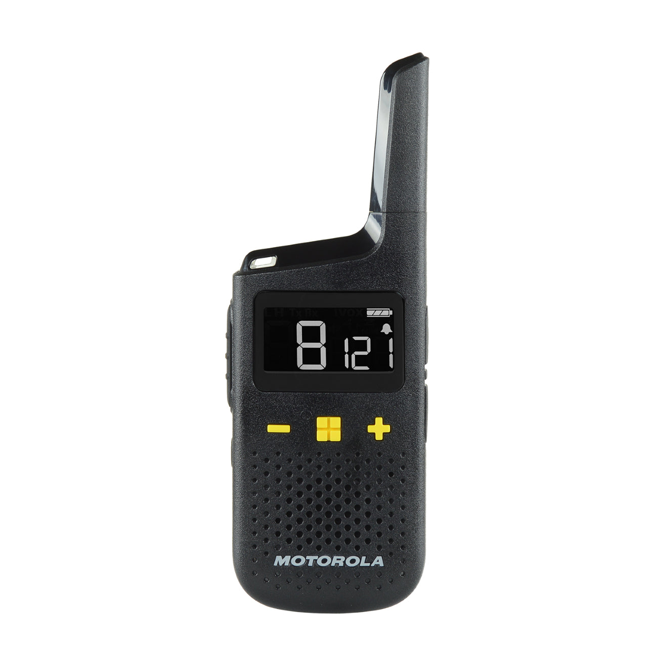 Motorola XT185 – Funkgerät (2er-Set), 16 Kanäle, Reichweite bis 8 km, Li-Ion 24 h, IP54, Schwarz