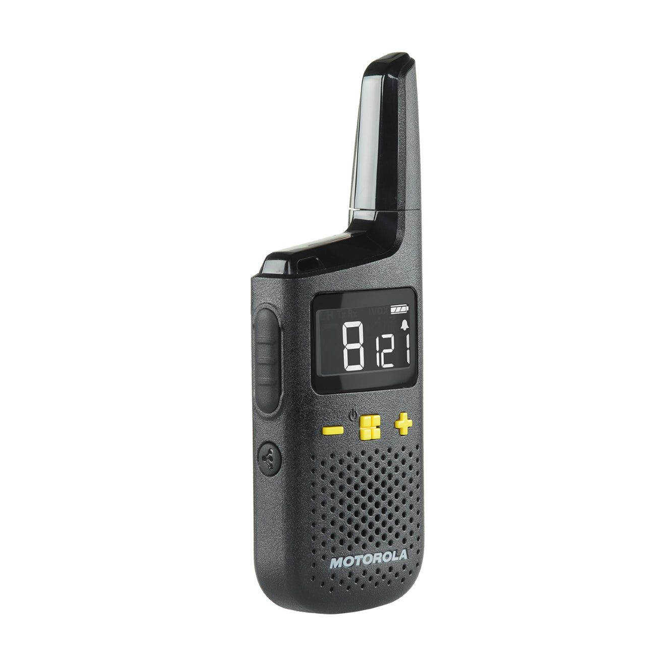 Motorola XT185 – Funkgerät (2er-Set), 16 Kanäle, Reichweite bis 8 km, Li-Ion 24 h, IP54, Schwarz