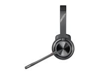 Poly Voyager 4310 Office-Headset – Over-Ear, Mono, BT, mit USB-A-Dongle, mit Ladecase, Schwarz, BT 5.2