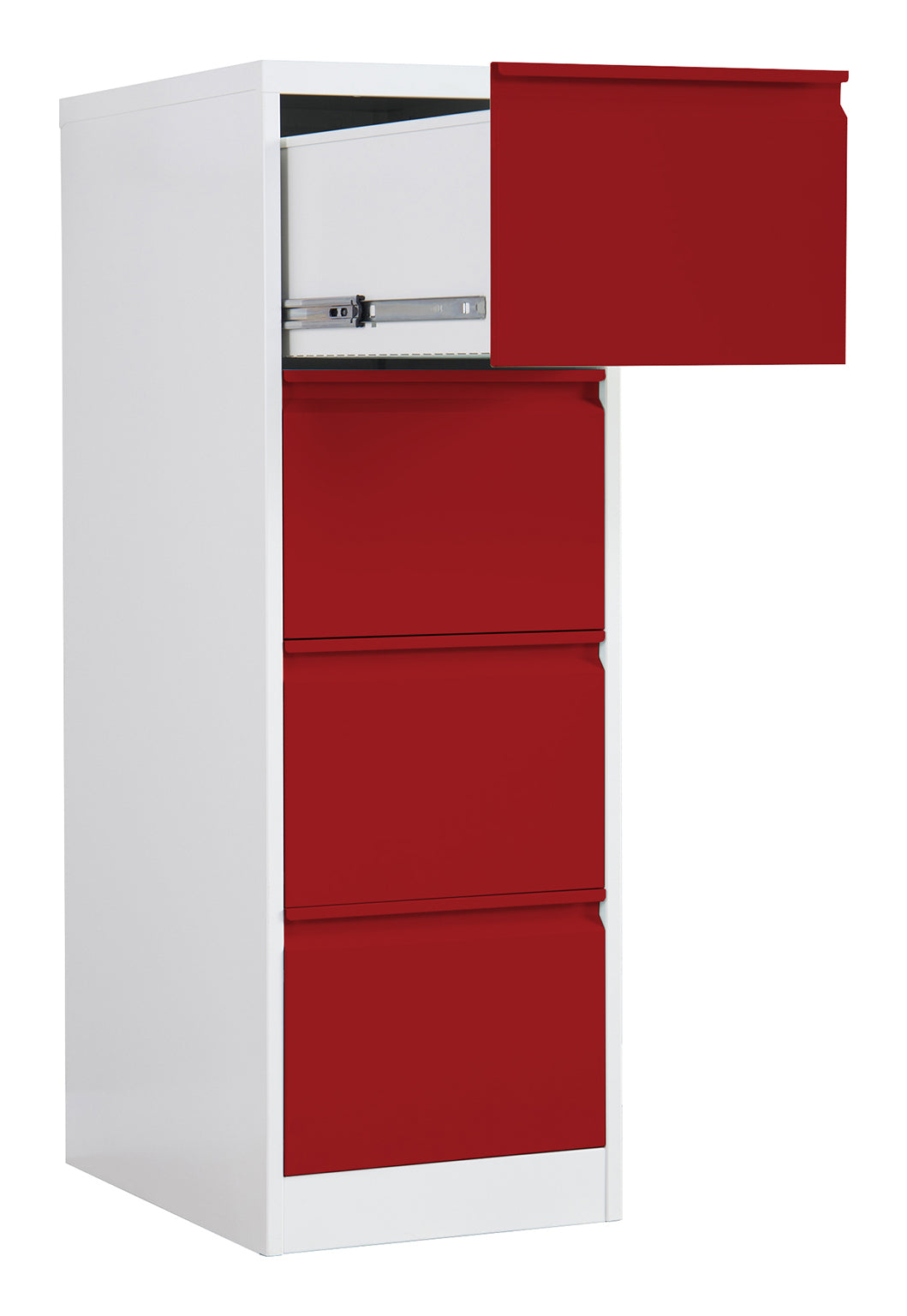 Phoenix Safe Co. FC1004GRK – Aktenschrank, 4 Schubladen, abschliessbar, Stahl, 450 × 620 × 1330 mm