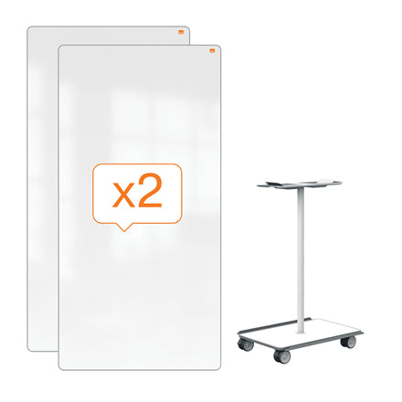 Nobo Whiteboard – 180 × 90 cm, magnetisch