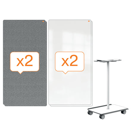 Nobo Whiteboard – 180 × 90 cm, magnetisch