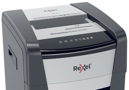 Rexel Momentum Extra XP418+ – Aktenvernichter, DIN P-4, Partikelschnitt 4 × 35 mm, 18 Blatt, 45 l
