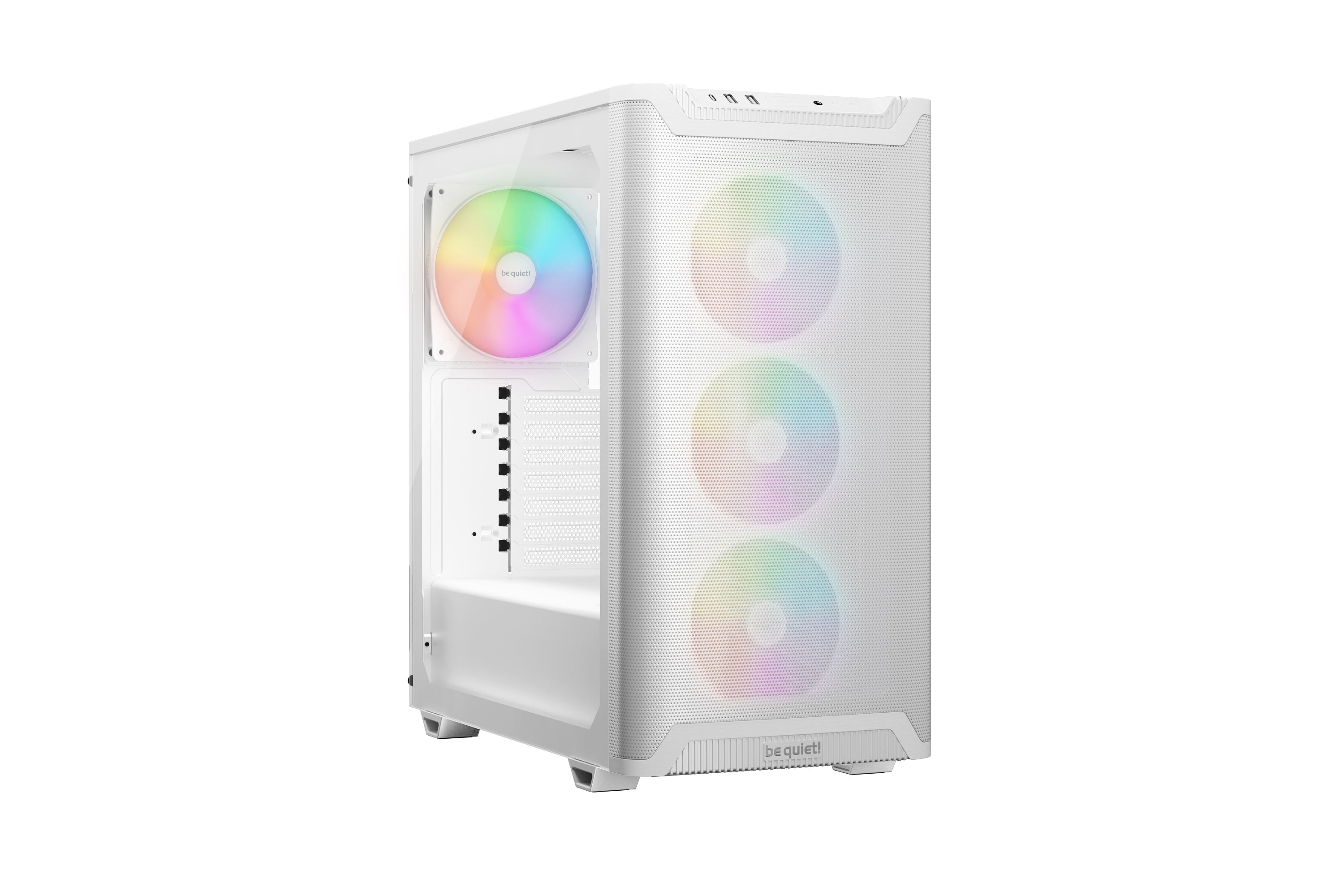 be quiet! be quiet Pure Base 501 LX – Midi-Tower – Weiss, ATX/mATX/Mini-ATX, 3×120/1×140 mm, 36,8 cm GPU