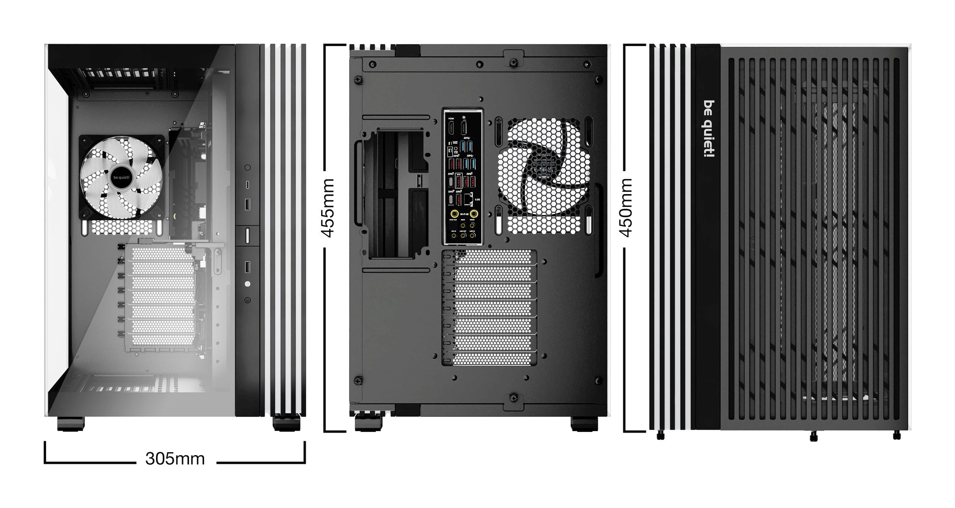 be quiet! be quiet LIGHT BASE 600 LX – Midi Tower – ATX, micro ATX, Mini-ITX, Schwarz