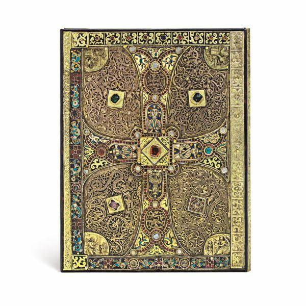 Paperblanks Lindau Notizbuch – 180 × 230 mm – liniert – Hardcover, Lesezeichen, Innentasche, mehrfarbig, FSC