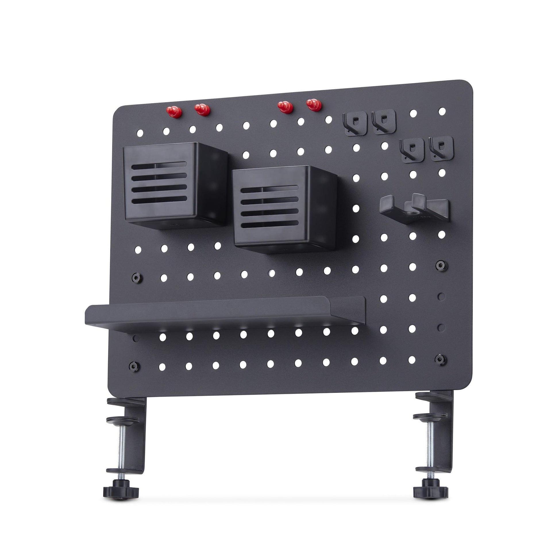 StarTech.com StarTech Lochwand-Organizer, Stahl, Schwarz, mit Zubehör, zum Anklemmen