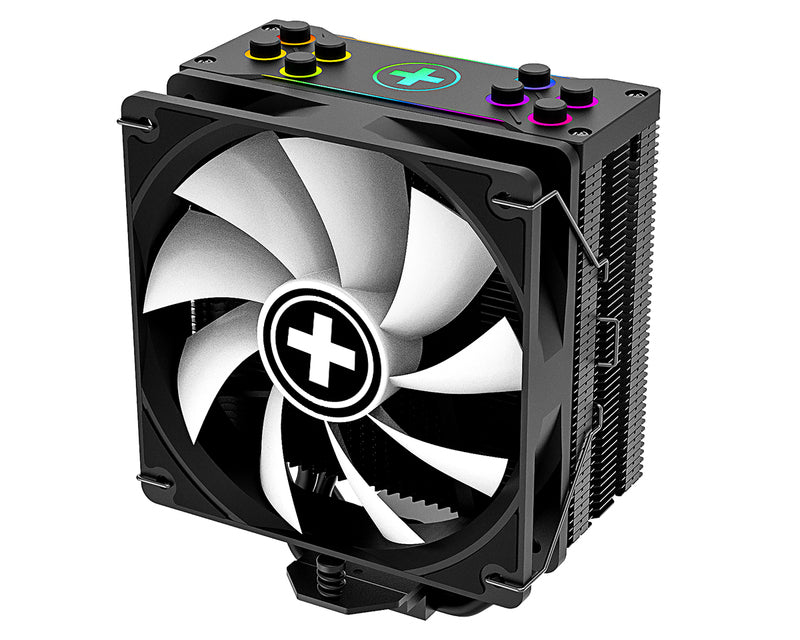 Xilence M704PRO.ARGB – CPU-Kühler – 120 mm PWM ARGB-Lüfter, 4× Heatpipes, 180 W, für AM5/AM4, LGA 1700 und andere