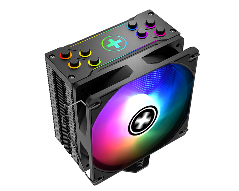Xilence M704PRO.ARGB – CPU-Kühler – 120 mm PWM ARGB-Lüfter, 4× Heatpipes, 180 W, für AM5/AM4, LGA 1700 und andere