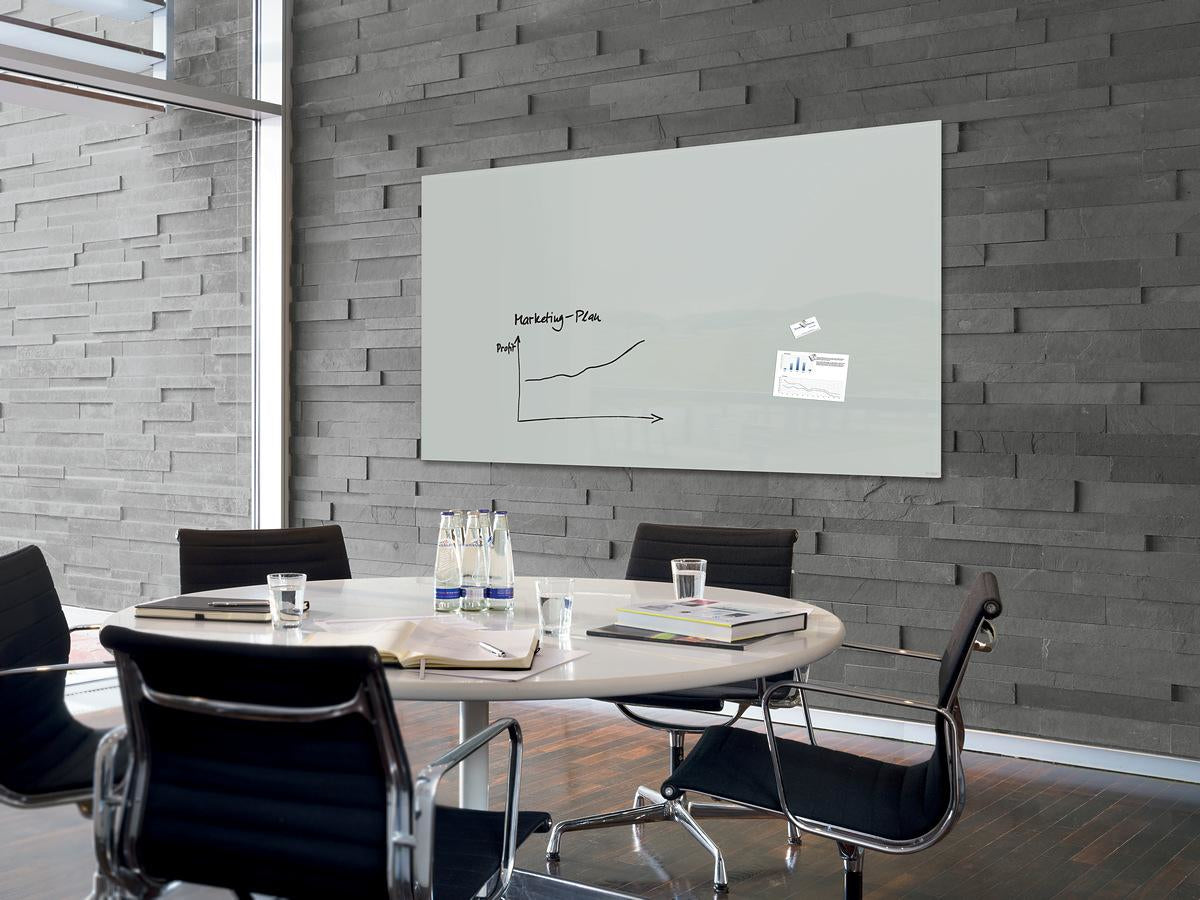 Sigel Whiteboard – 180 × 120 cm, Glas, magnetisch, Wandmontage – 1 Stück