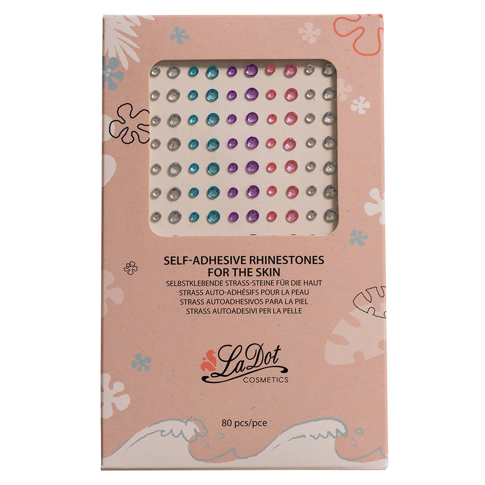 LaDot Strasssteine – mehrfarbig – 80 Stk – Fensterbox