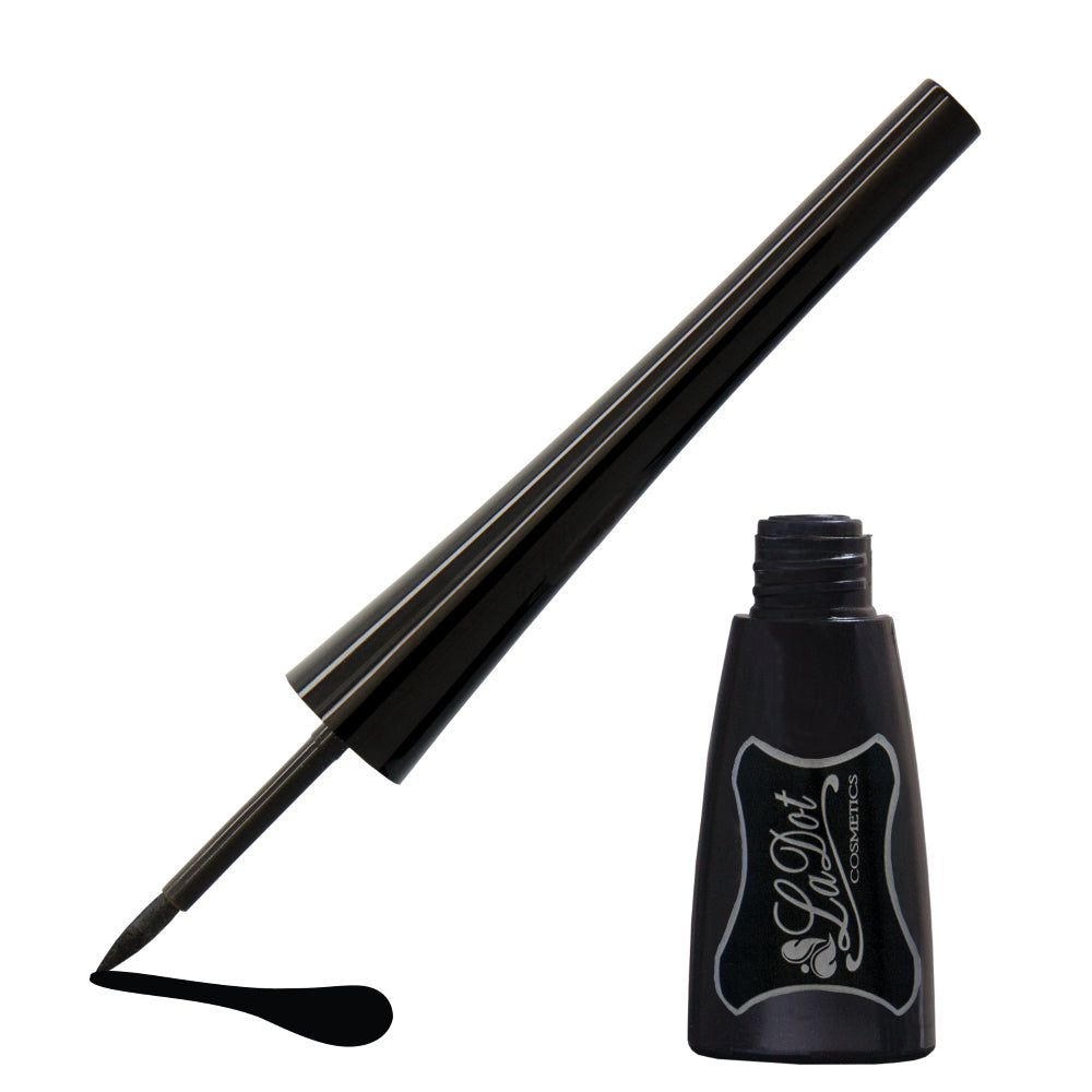 LaDot Tattoostift – wasserfest, wischfest – Pinsel, Flasche – 1 Stk – schwarz