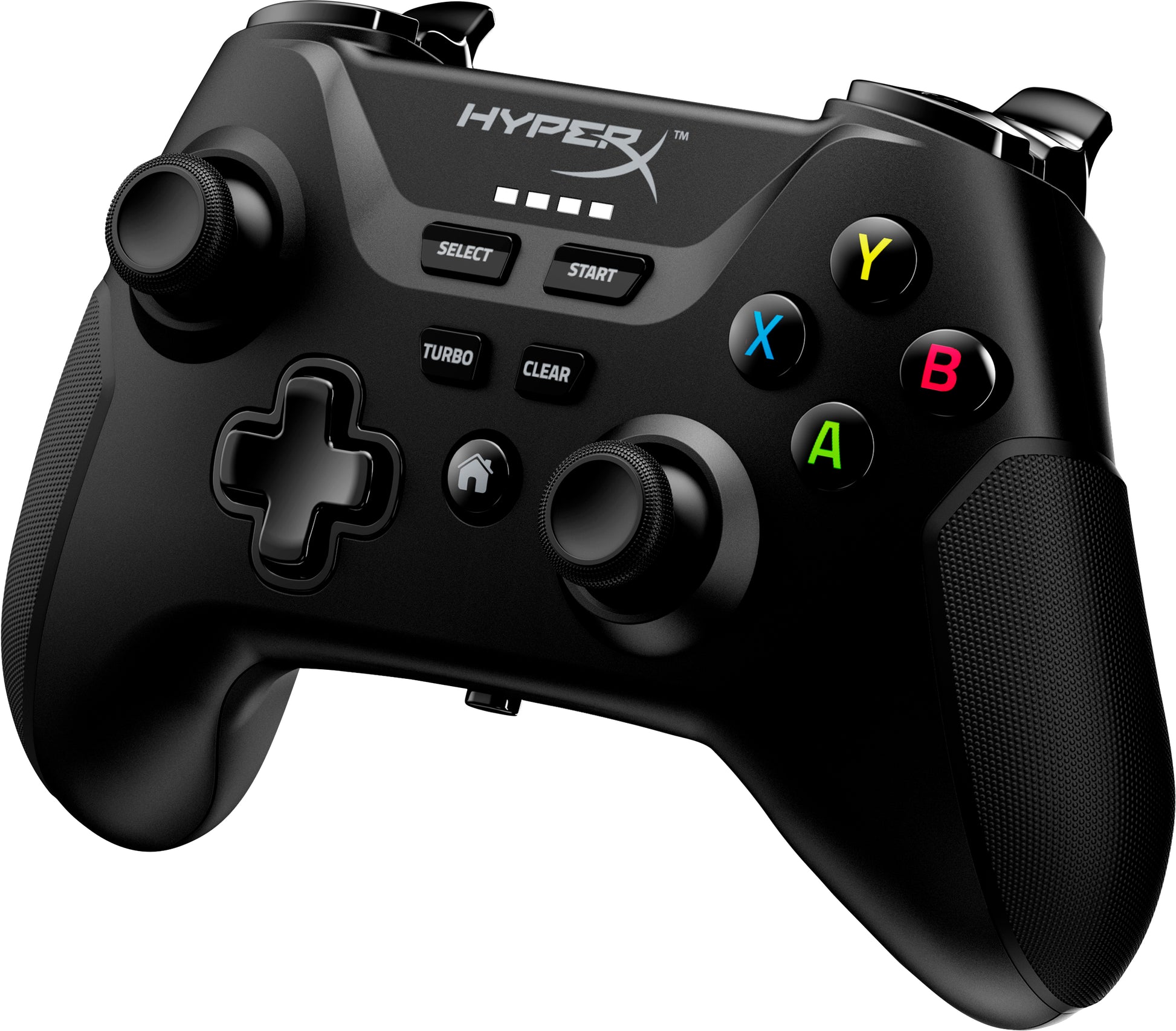 HyperX Clutch Wireless – Gamepad – Kabellos, USB (USB Typ-A/USB Typ-C), für Android & PC, Schwarz