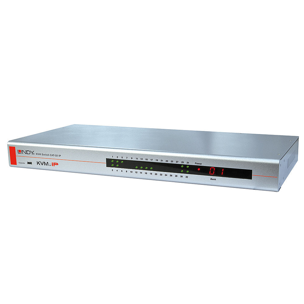 Lindy CAT-32 IP – KVM-Switch, USB/PS/2, 32 Port, KVM über IP