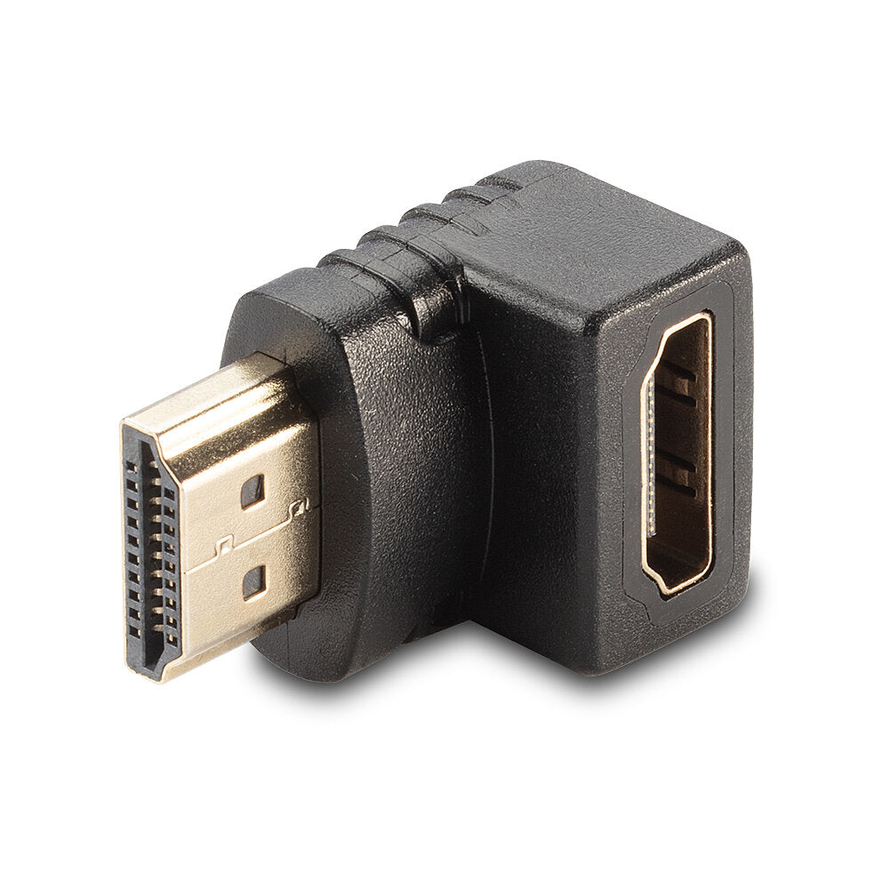 Lindy HDMI (Stecker) auf HDMI (Buchse) Adapter, abgewinkelt