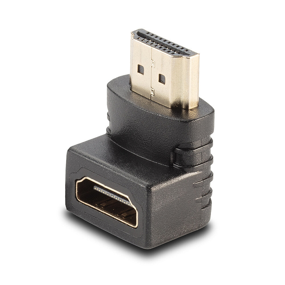 Lindy HDMI (Stecker) auf HDMI (Buchse) Adapter, abgewinkelt