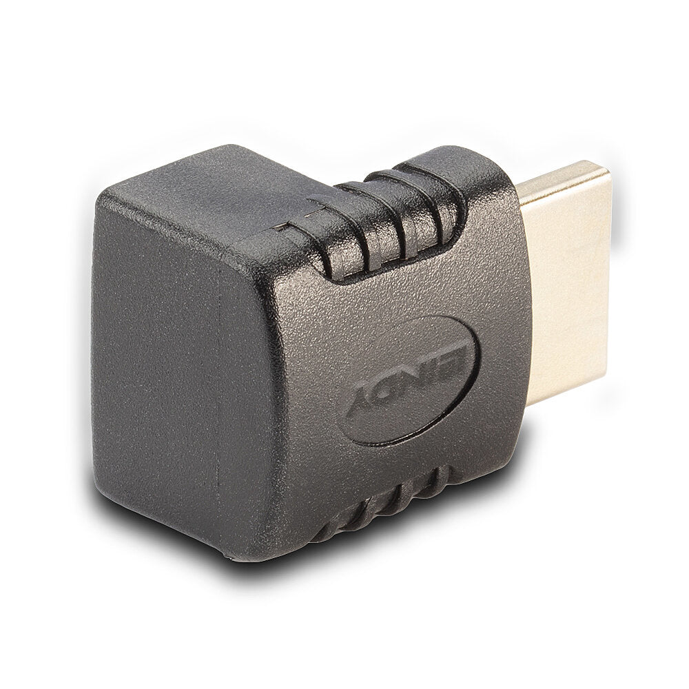Lindy HDMI (Stecker) auf HDMI (Buchse) Adapter, abgewinkelt