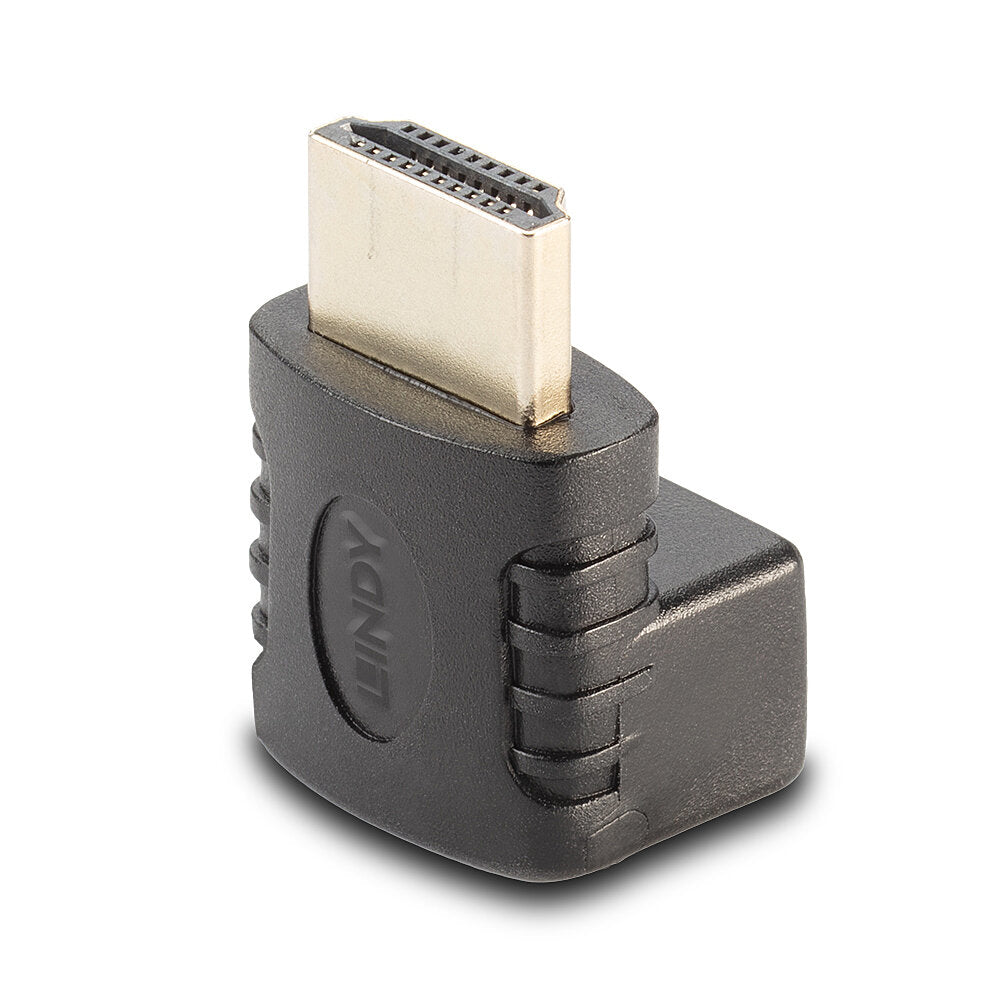 Lindy HDMI (Stecker) auf HDMI (Buchse) Adapter, abgewinkelt