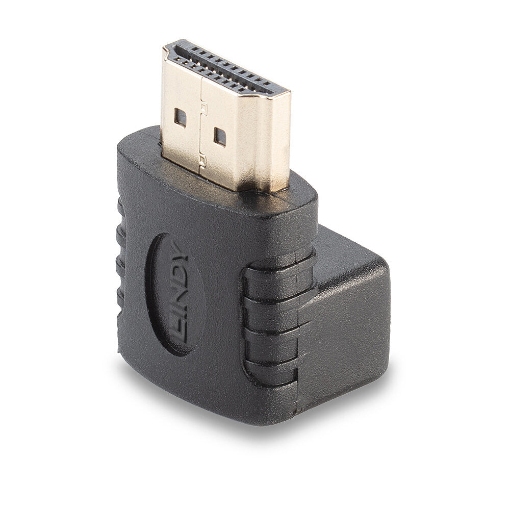 Lindy HDMI (Stecker) auf HDMI (Buchse) Adapter, gewinkelt 90°
