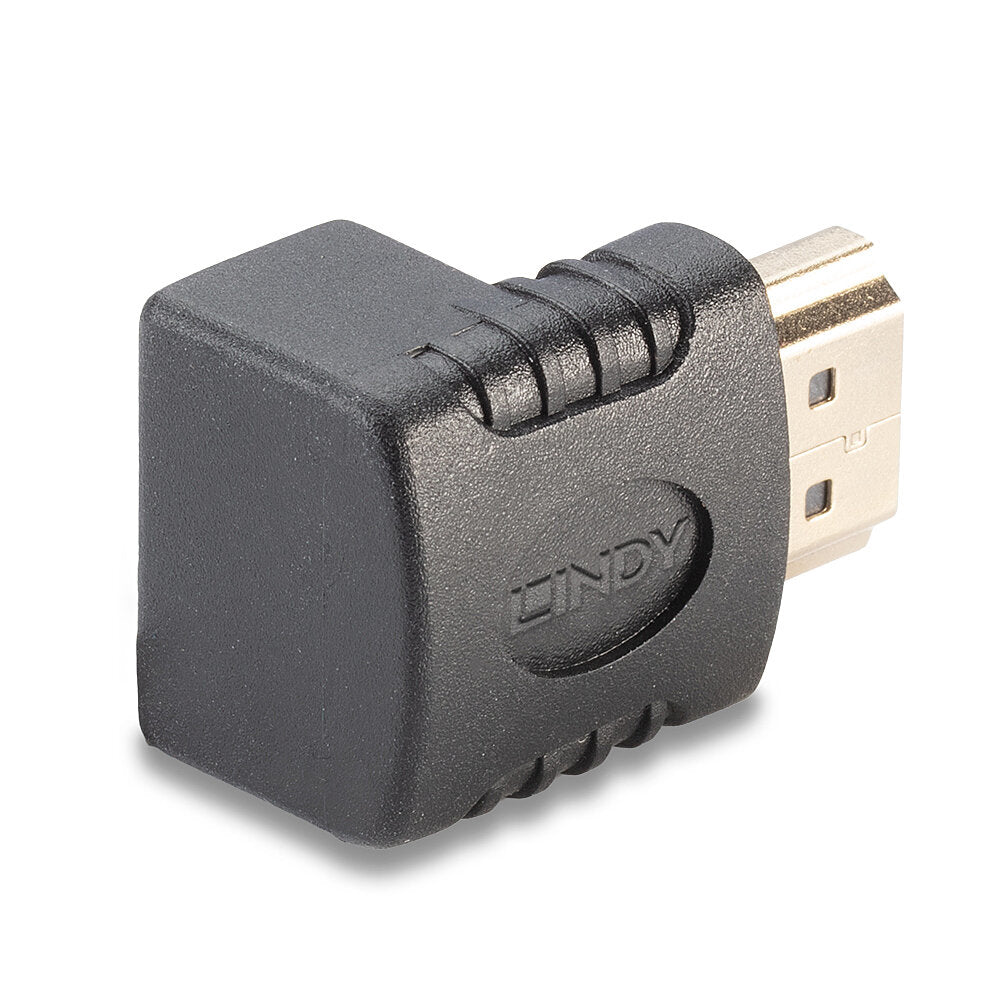 Lindy HDMI (Stecker) auf HDMI (Buchse) Adapter, gewinkelt 90°