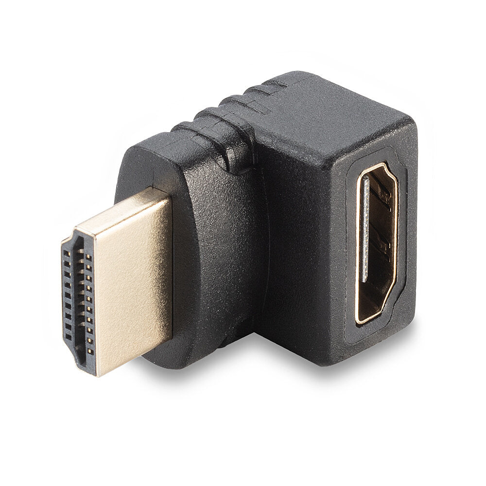 Lindy HDMI (Stecker) auf HDMI (Buchse) Adapter, gewinkelt 90°