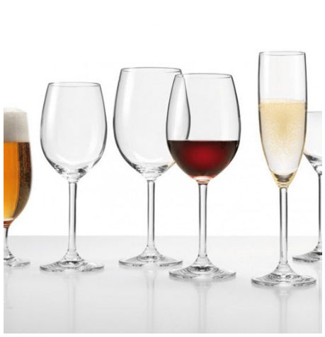 LEONARDO Daily Sektglas – 0,20 l, Kristallglas, transparent, spülmaschinenfest, 6 Stück