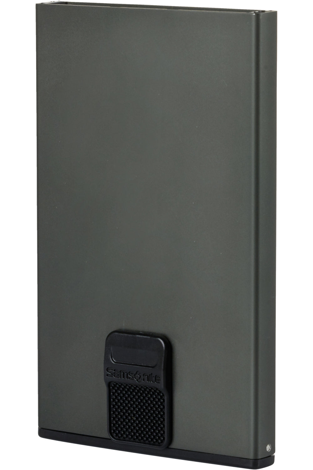 Samsonite Schiebeportemonnaie – 64 × 102 mm, Leder, Anthrazit – 1 Stück