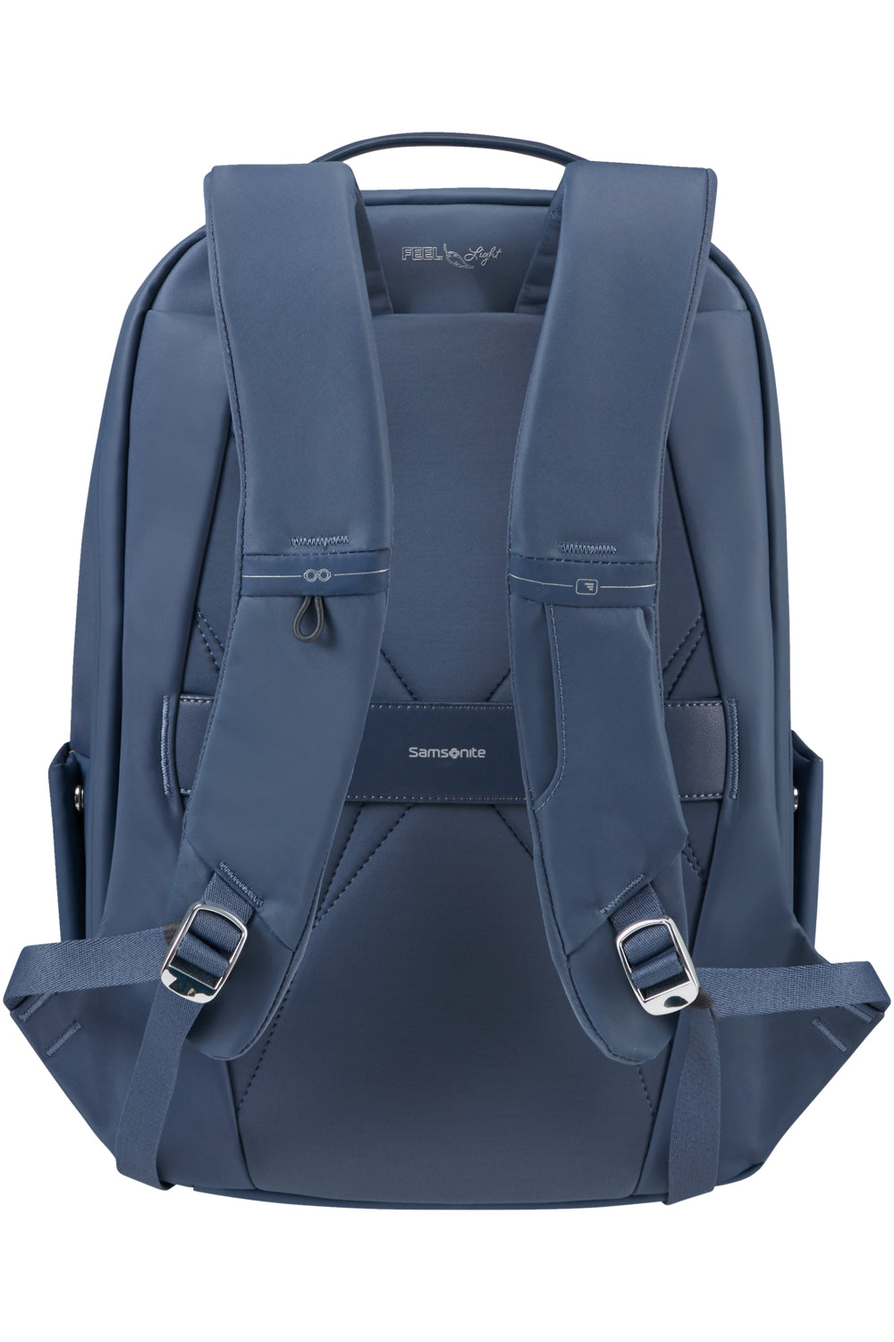 Samsonite Workationist Notebook-Rucksack – 14 l, wasserabweisend, USB-Port, recyceltes PET (rPET), blau