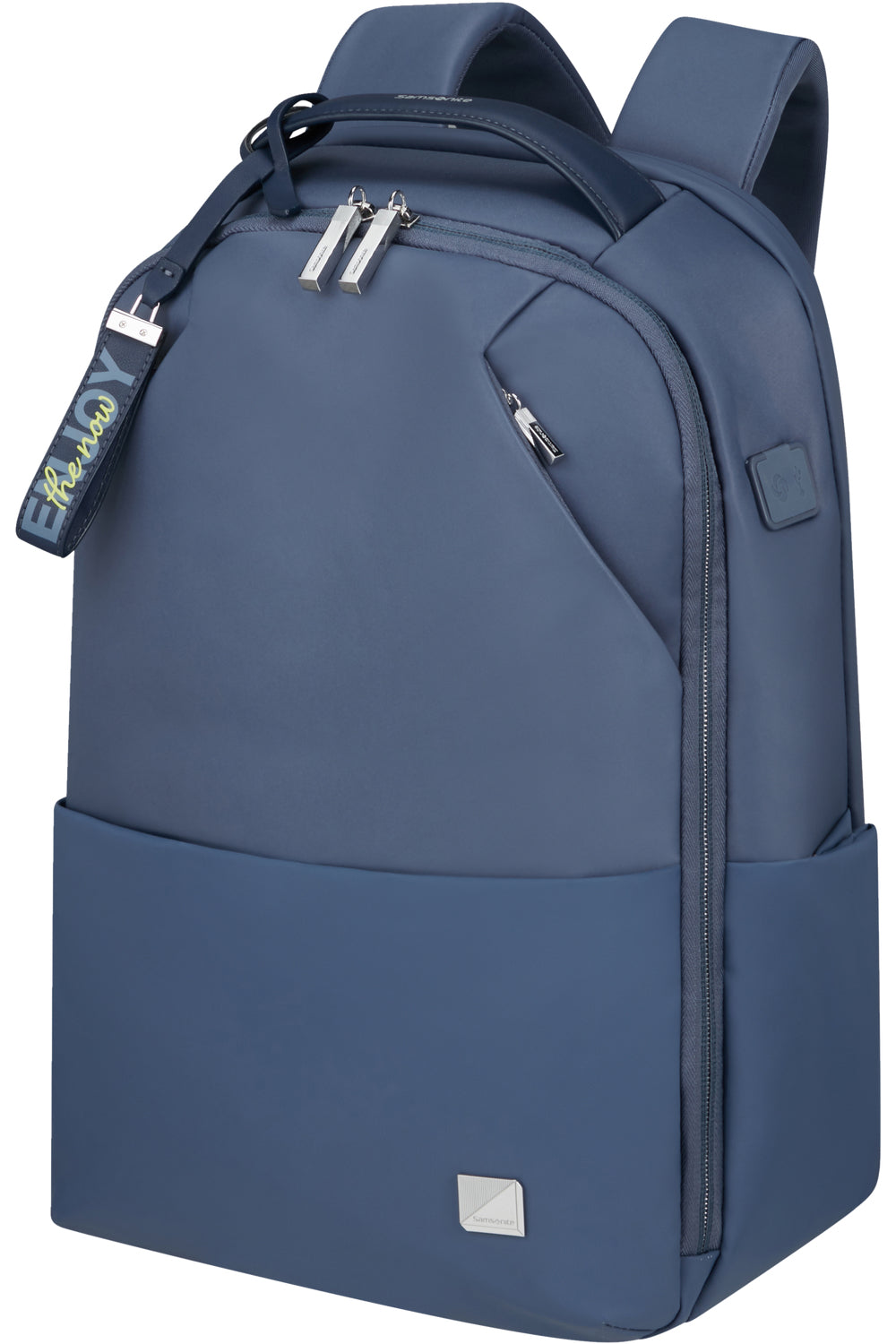 Samsonite Workationist Notebook-Rucksack – 14 l, wasserabweisend, USB-Port, recyceltes PET (rPET), blau