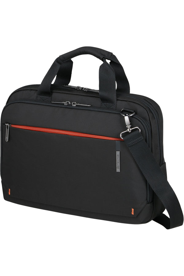 Samsonite Network 4 Notebook-Tasche – für Notebooks bis 14,1", 11 l, Aufsteckfunktion, schwarz