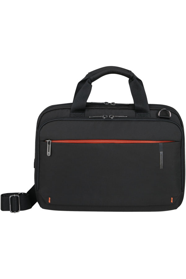 Samsonite Network 4 Notebook-Tasche – für Notebooks bis 14,1", 11 l, Aufsteckfunktion, schwarz