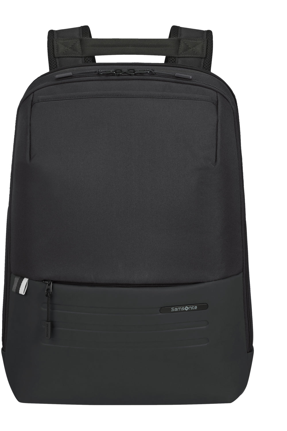 Samsonite Stackd Biz Notebook-Rucksack – 16,5 l, Aufsteckfunktion, USB-Port, recyceltes PET (rPET), schwarz