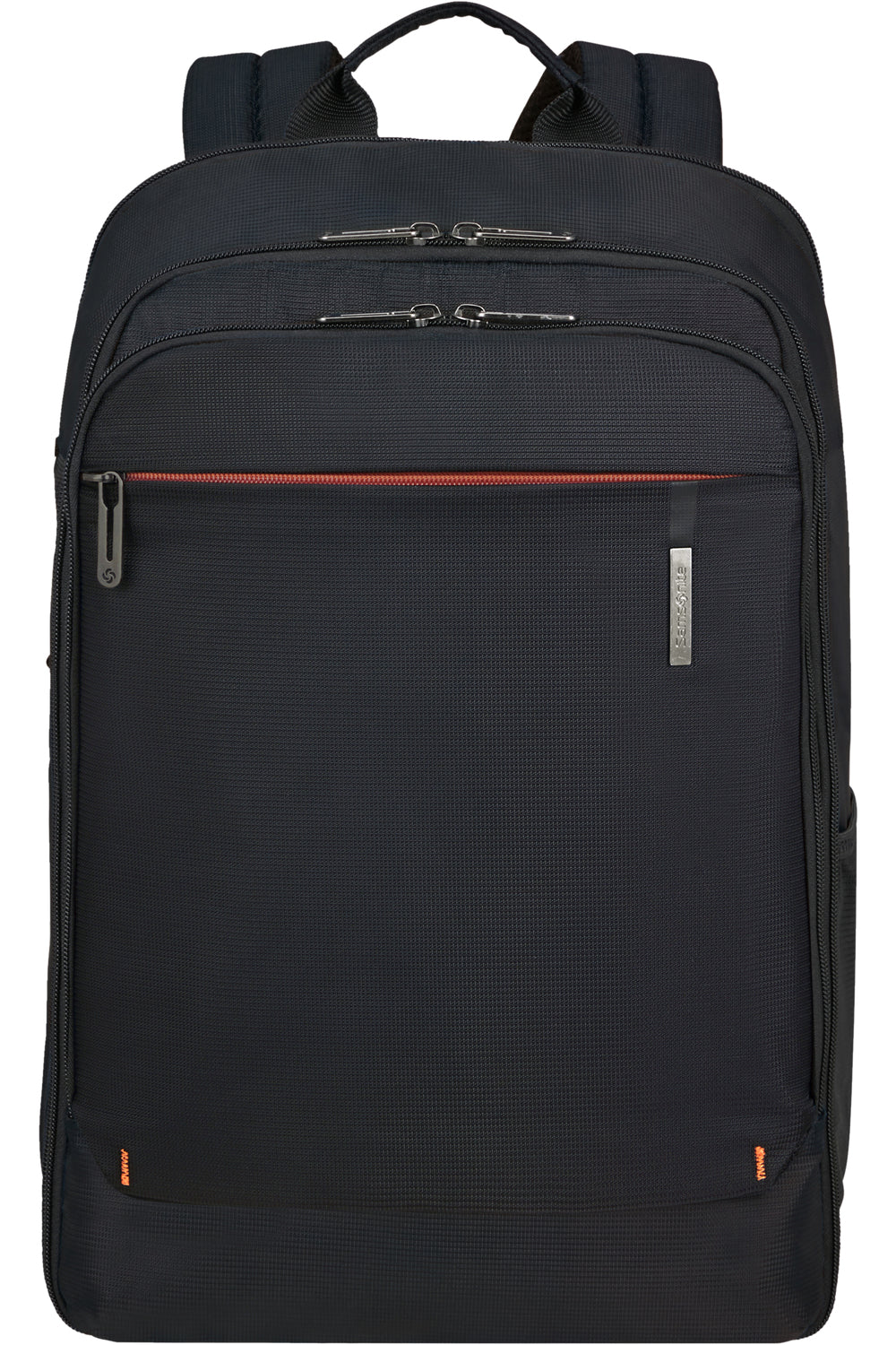 Samsonite Network 4 Notebook-Rucksack – 25 l, Aufsteckfunktion, Recyceltes PET (rPET), Schwarz