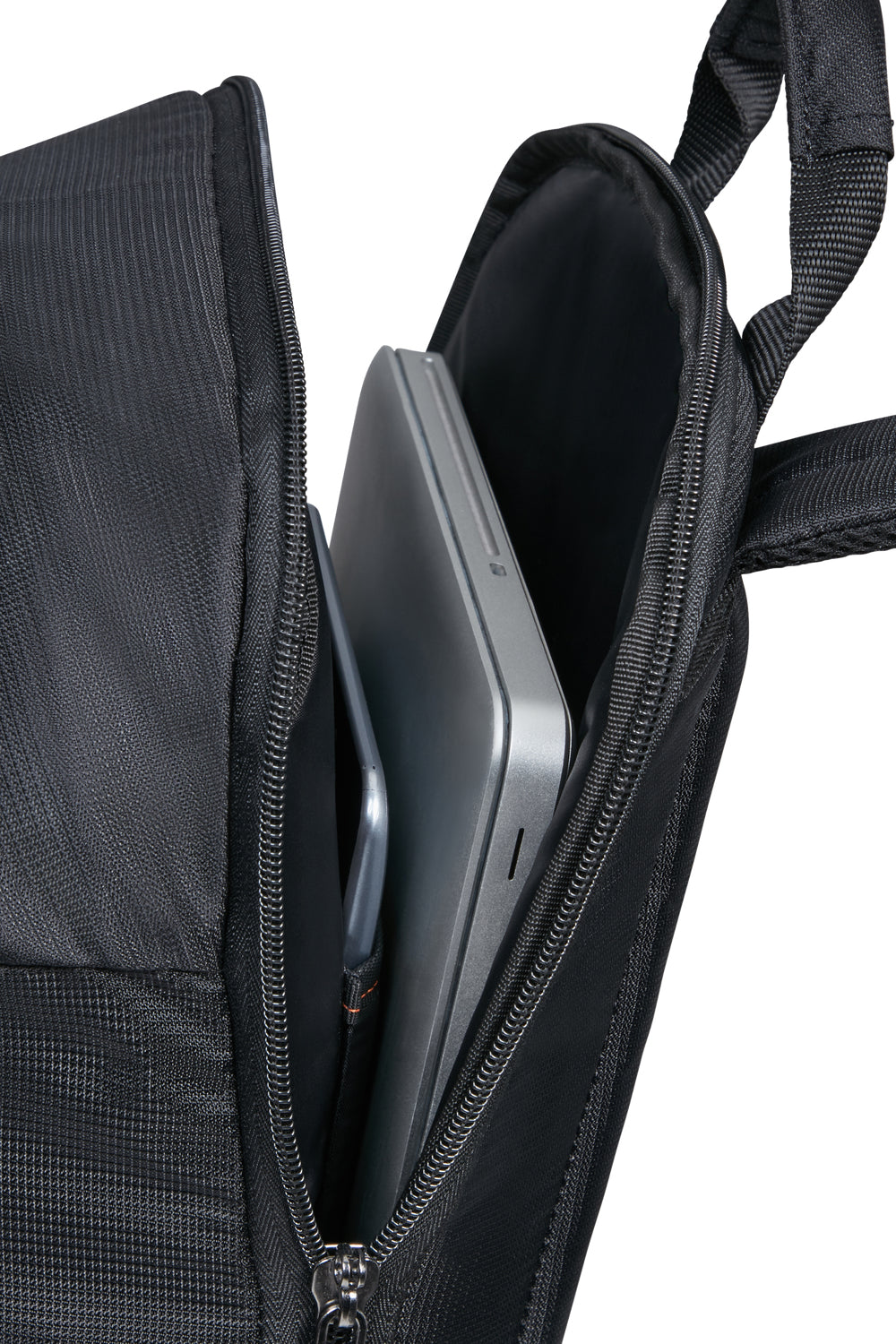 Samsonite Network 4 Notebook-Rucksack – 25 l, Aufsteckfunktion, Recyceltes PET (rPET), Schwarz