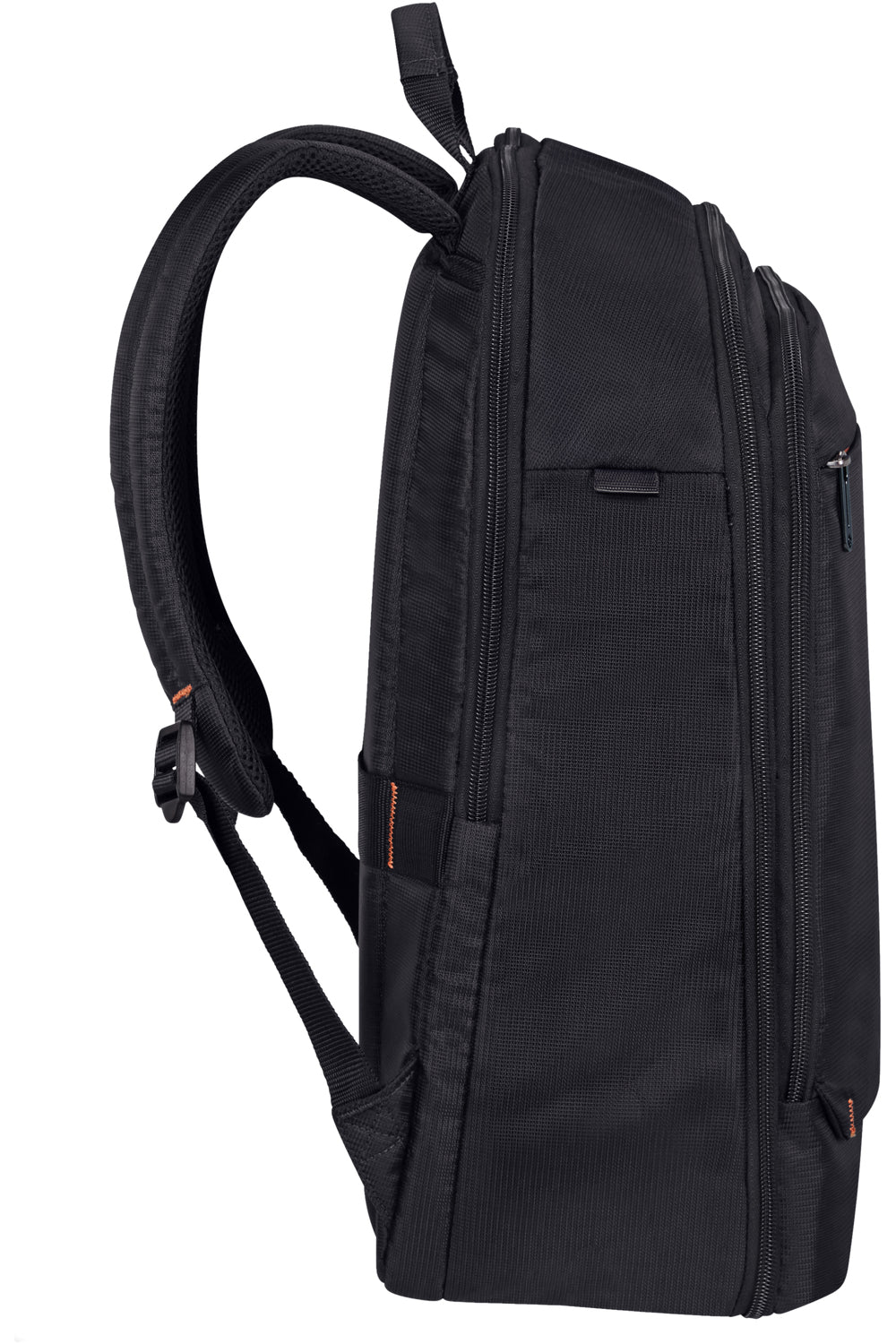 Samsonite Network 4 Notebook-Rucksack – 25 l, Aufsteckfunktion, Recyceltes PET (rPET), Schwarz
