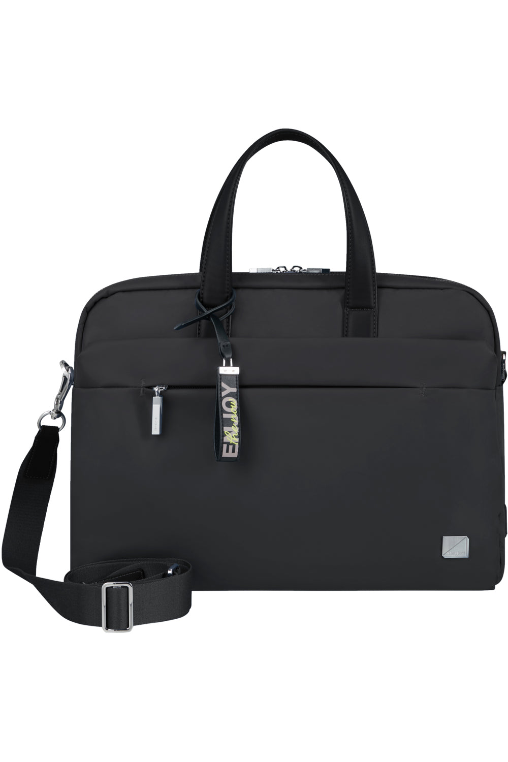 Samsonite Workationist Notebook-Tasche – 12 l, wasserabweisend, USB-Port, recyceltes PET (rPET), schwarz