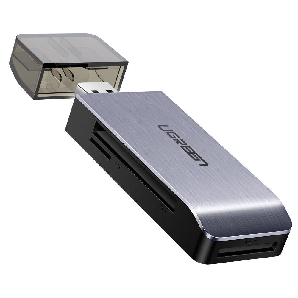 Ugreen 50541 – 4-Bay Kartenleser, USB 3.2 Gen 1 (5 Gbit/s), für SD/MicroSD/CF