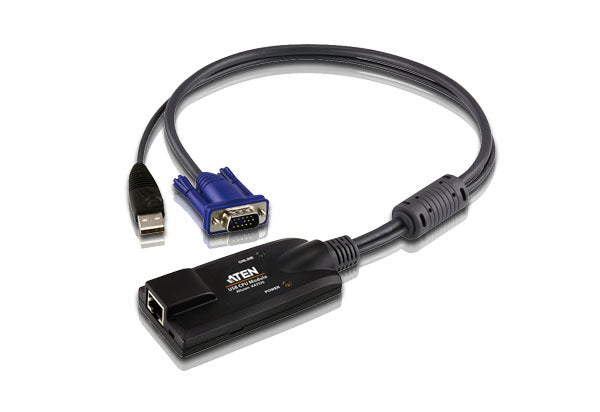 ATEN USB-CAT5 Modul – VGA (HDB-15), USB-A, PS/2, RJ-45 Konsolen-Port – für KH2508A/KH2516A
