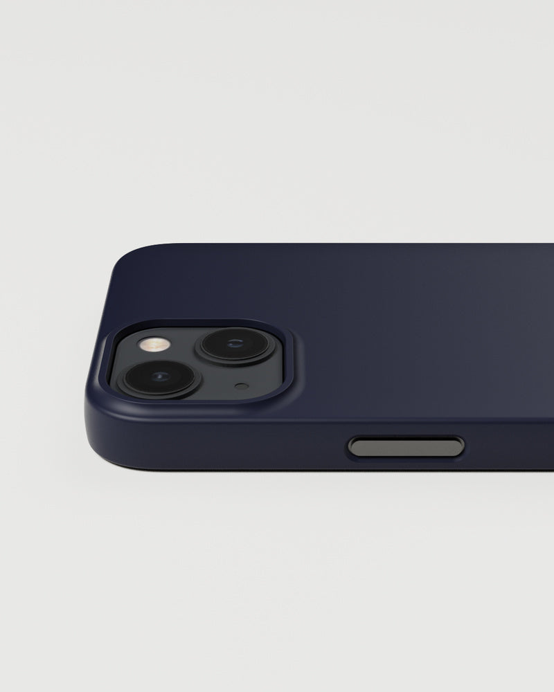 Nudient Thin Backcover – für Apple iPhone 13, MagSafe, Recycling-Kunststoff, Midwinter Blue