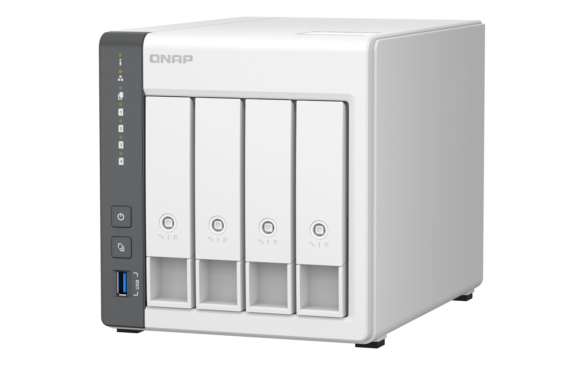 QNAP TS-433-4G NAS – 4 GB, 2,5 GbE, 1 GbE, 4 Einschübe