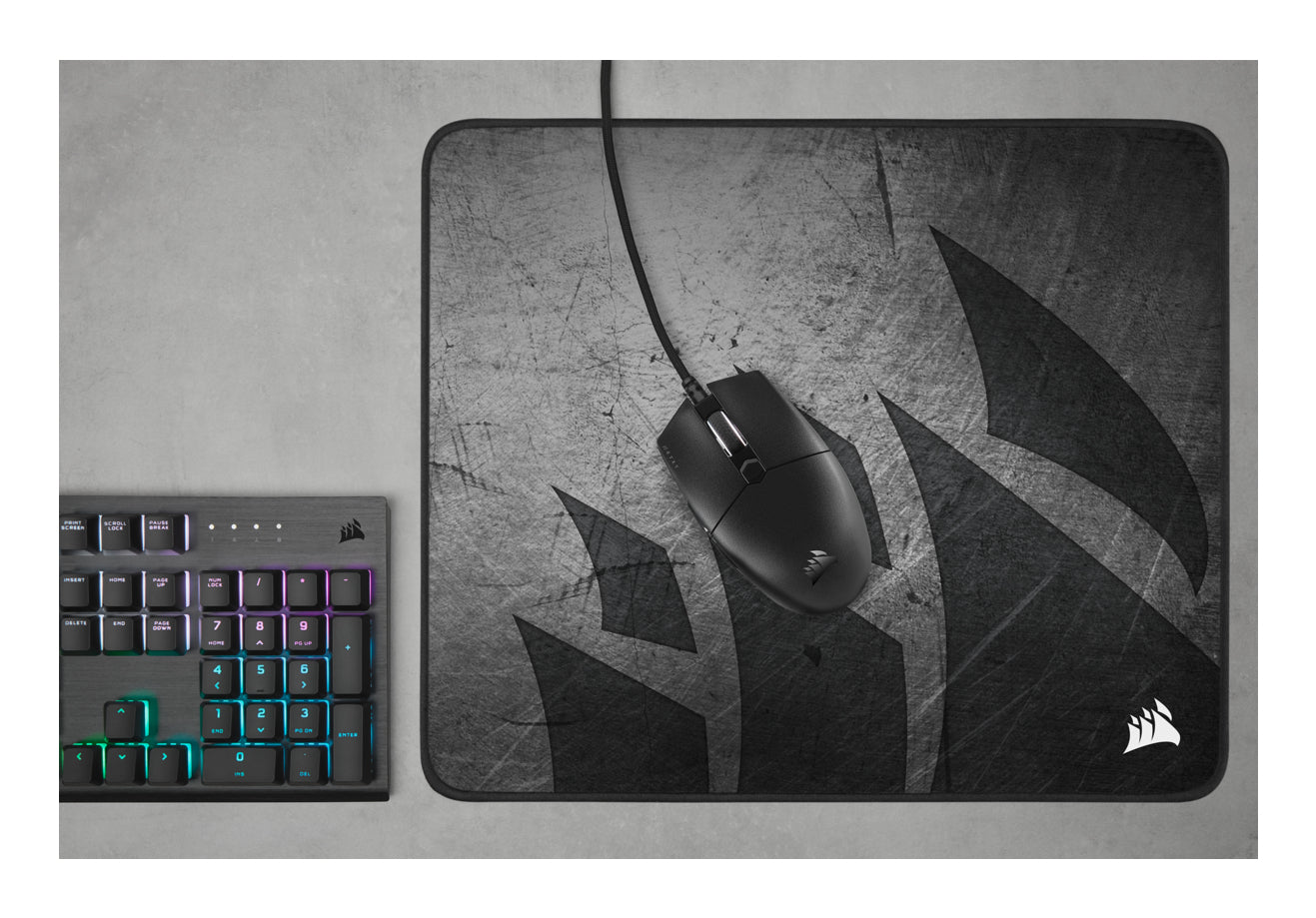Corsair KATAR PRO XT Gaming-Maus – kabelgebunden, USB-A, 18'000 dpi, 6 Tasten, beidhändig, schwarz