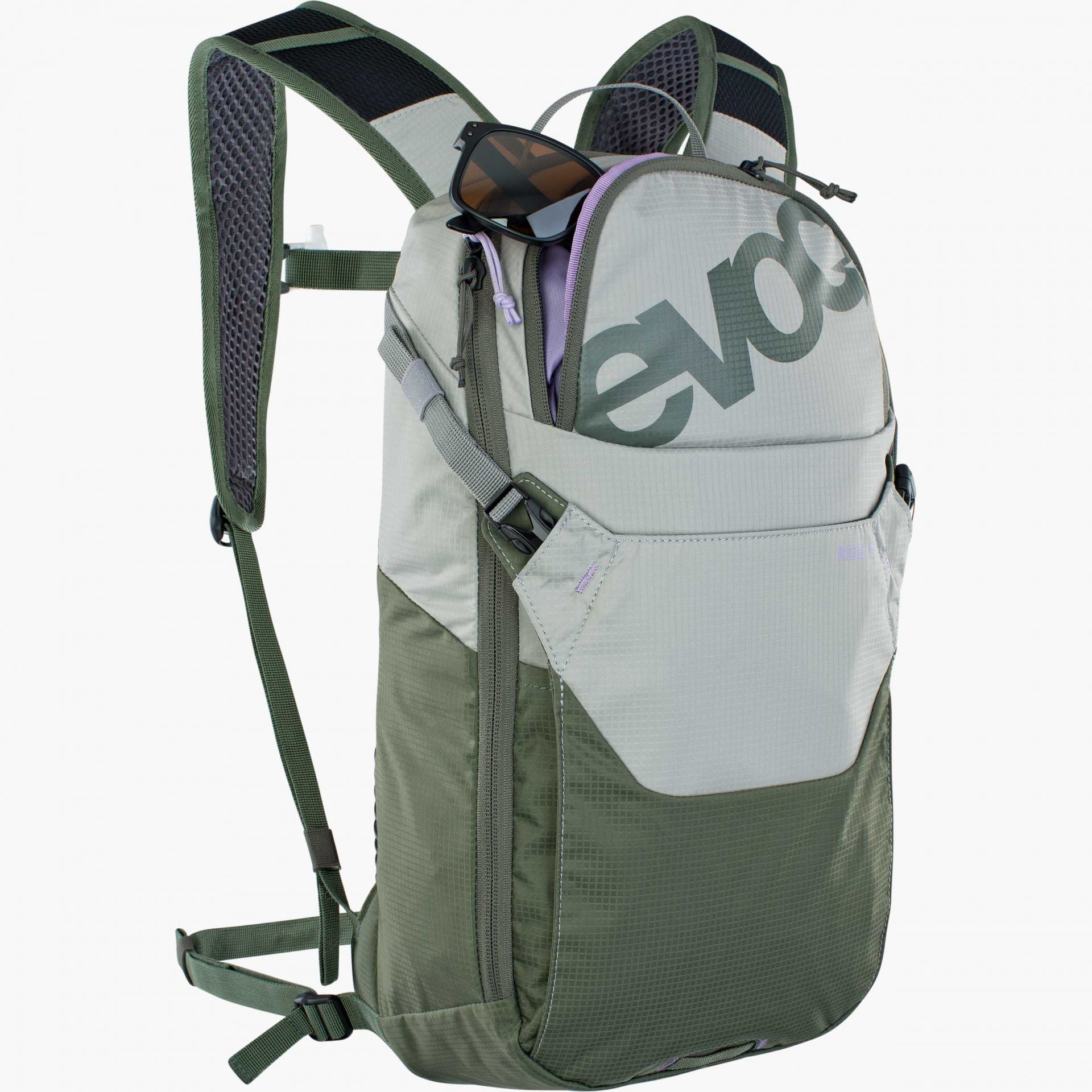 EVOC Ride – Bike-Rucksack – 8 l, Trinksystem, olivgrün
