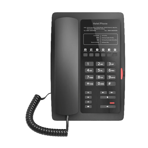 Fanvil H3W – WLAN-Telefon (Handgerät), PoE, 2 SIP-Konten, Schwarz
