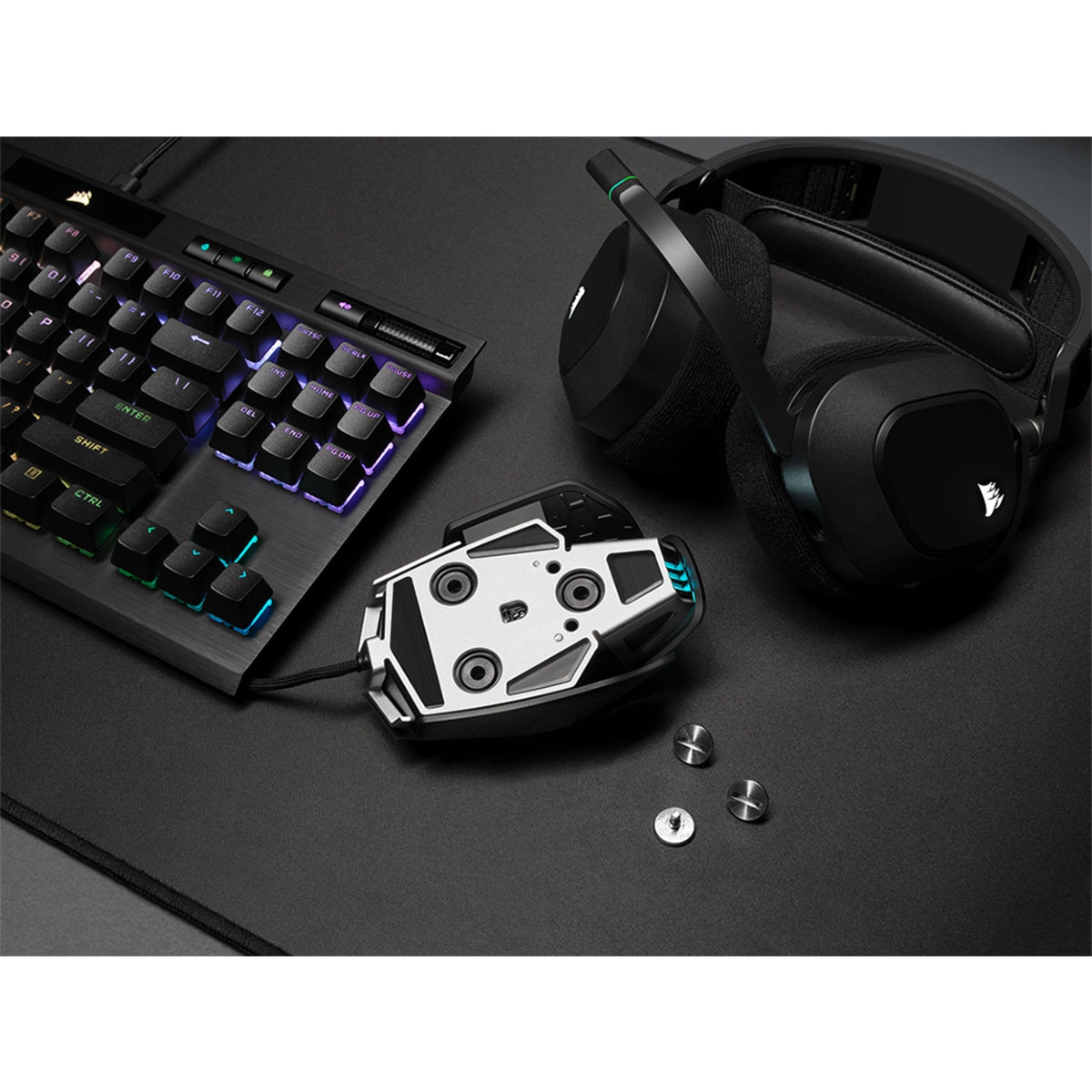 Corsair M65 Ultra RGB – Gaming-Maus – Kabelgebunden (USB‑A), 26000 DPI, Rechts, Schwarz