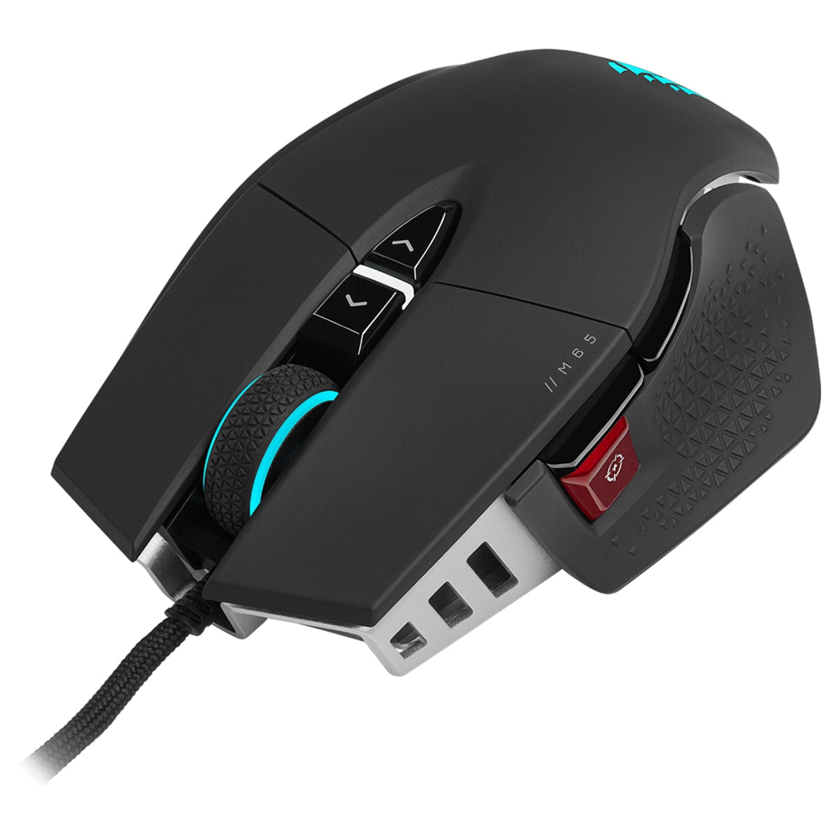 Corsair M65 Ultra RGB – Gaming-Maus – Kabelgebunden (USB‑A), 26000 DPI, Rechts, Schwarz