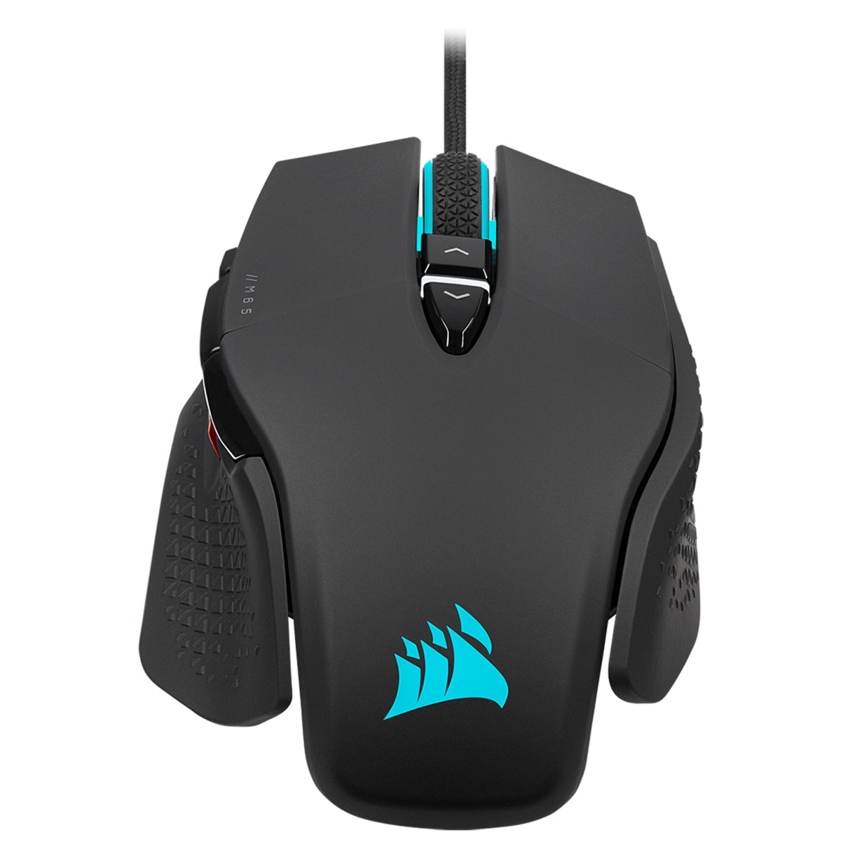 Corsair M65 Ultra RGB – Gaming-Maus – Kabelgebunden (USB‑A), 26000 DPI, Rechts, Schwarz