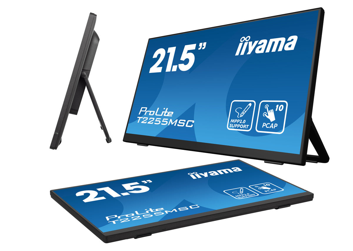 iiyama T2255MSC-B1 21,5" FHD 10-Touch – 400 cd/m²