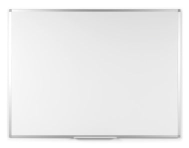 Bi-Office Whiteboard – 120 × 90 cm, lackierter Stahl, Aluminiumrahmen, Wandmontage