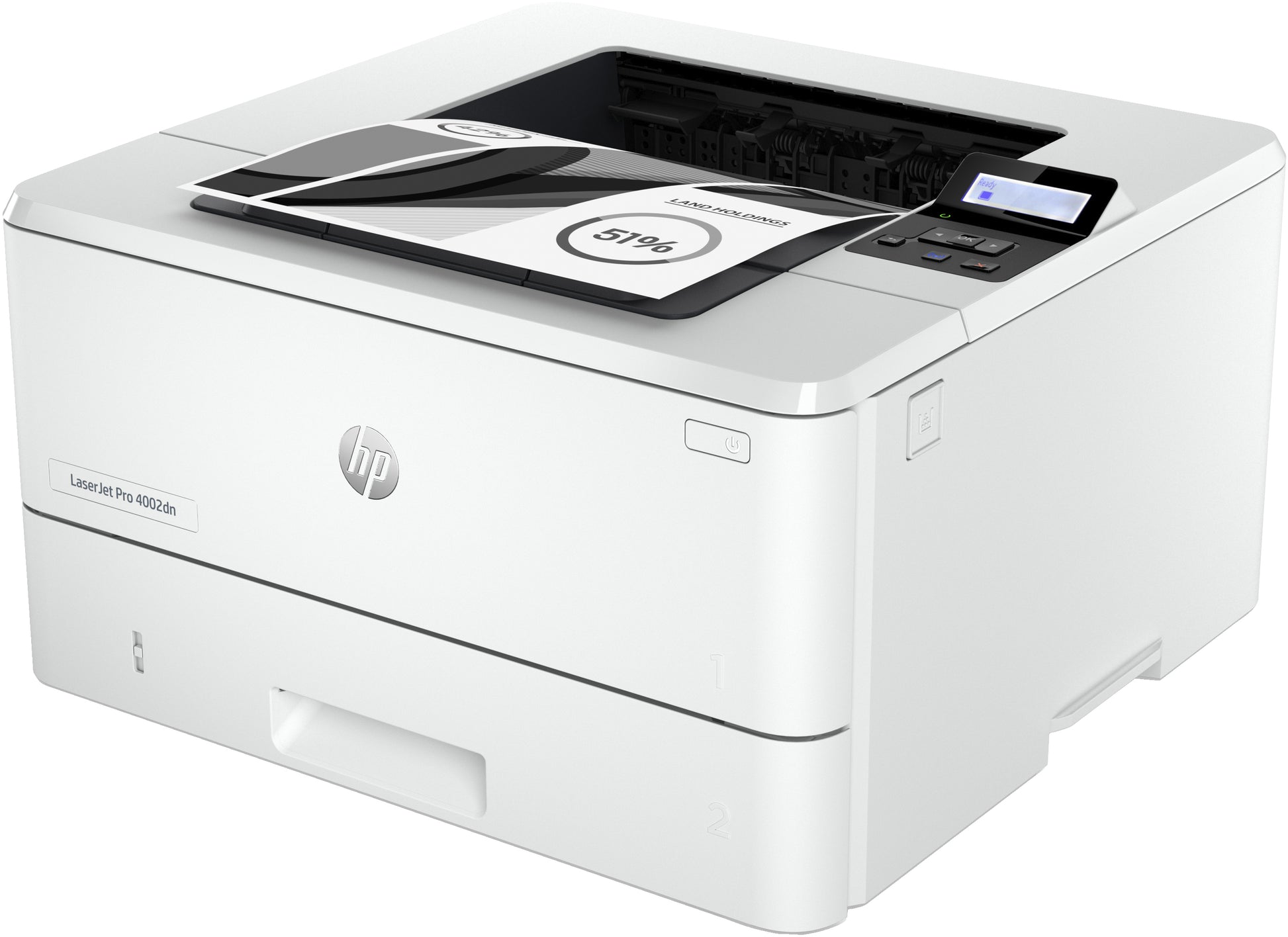 HP LaserJet Pro 4002Dn – A4, S/W, Duplex, 40 S./Min., 1200 × 1200 dpi, LAN/USB, Papier: 350 Blatt