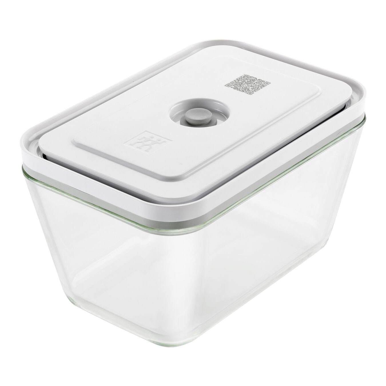 Zwilling – Vakuumbehälter L – 1,6 l, 21,4 × 14,4 × 12,8 cm, Glas, Grau